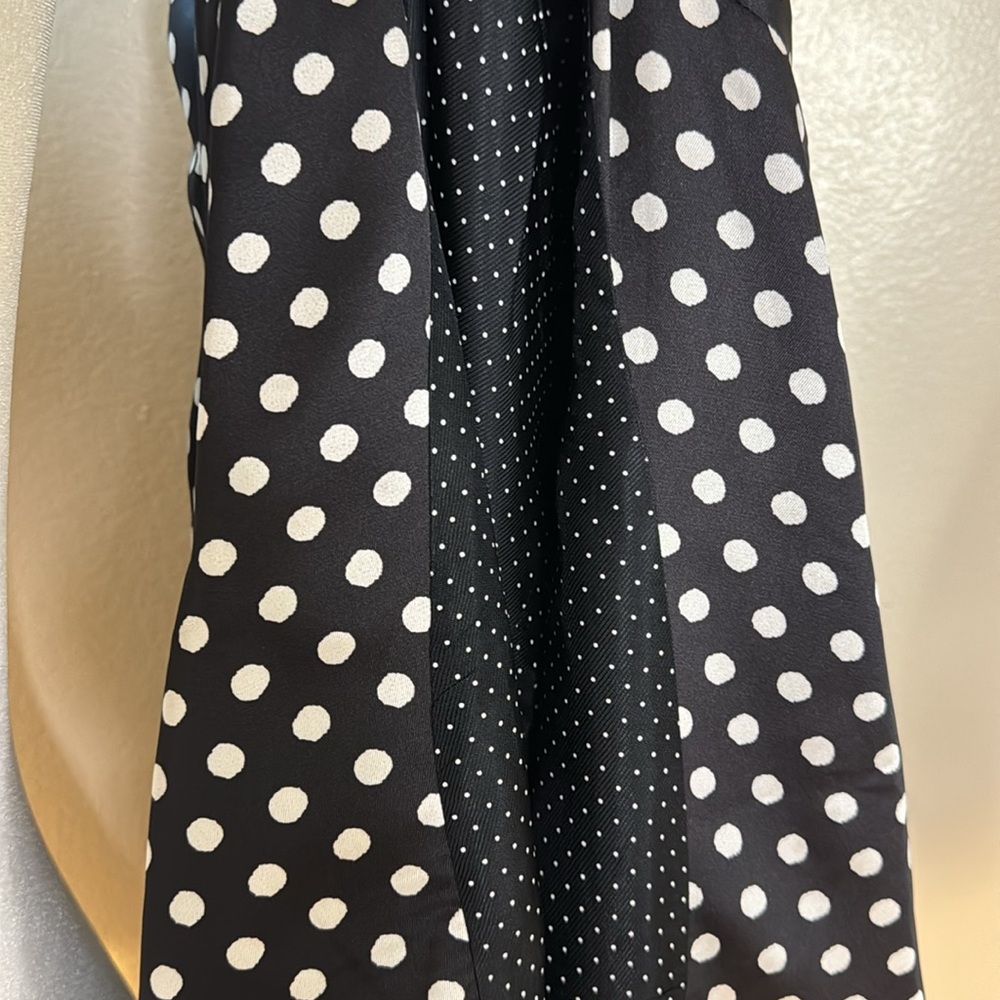 Zara Black and White Polka Dot Blazer - Picture 8 of 8